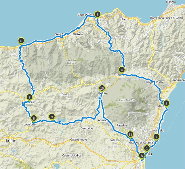 Karte_Route_Sizilien2016